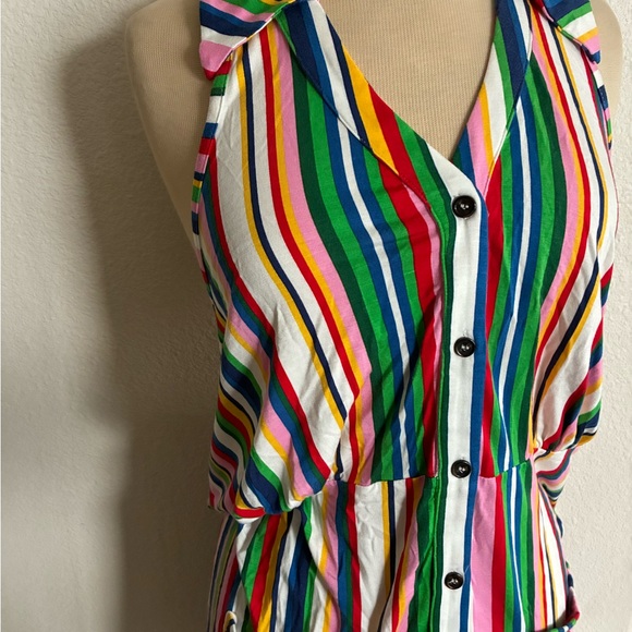 ModCloth rainbow romper - Picture 4 of 7
